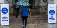 A Job Fair As US Economic Data Releases Delayed By Government Shutdown